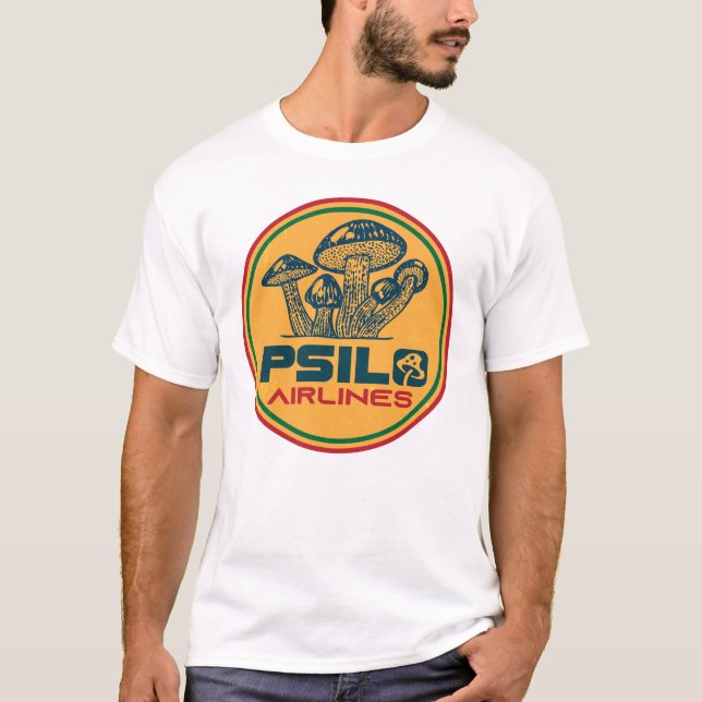 T-shirt Psilocybin Mushroom Psychedelic Explorers - Psilo (Devant)