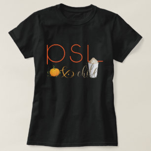 T-shirt PSL et refroidissement - Latte d'épices Citrouille