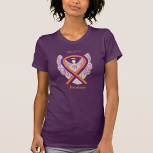 T-shirt Psoriasis Sensibilisation Ruban Angel Chemises d'a