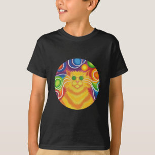 T-shirt 'Psy-cat-delic round 'Super Man !'