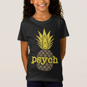 T-Shirt Psych ananas Fruit drôle Graphisme Brown