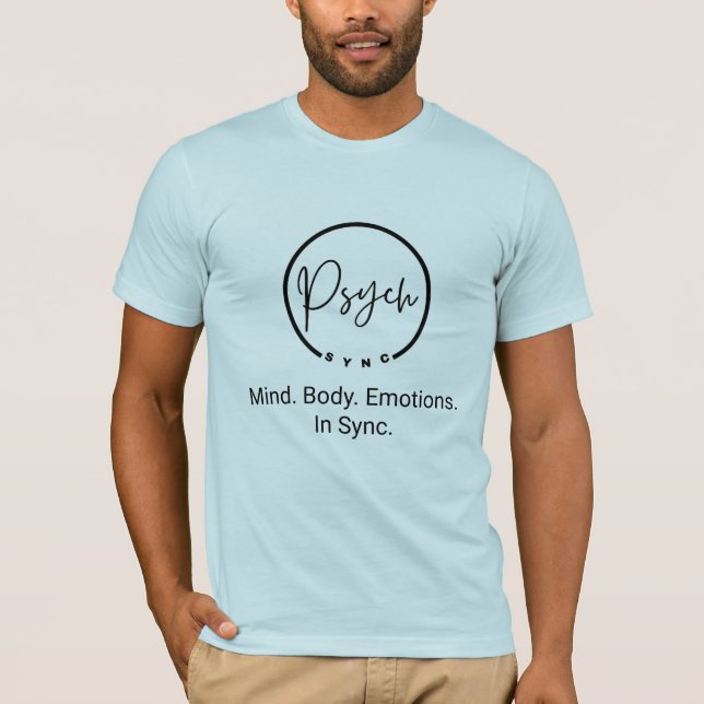 T-shirt Psych Sync : Esprit. Corps. Émotion. En phase. T-S (Devant)