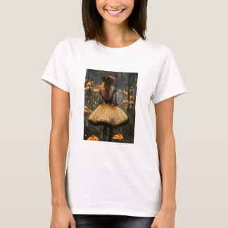 T-shirt Psychedelic Fantasy Art – Enchanting Redhead in a 