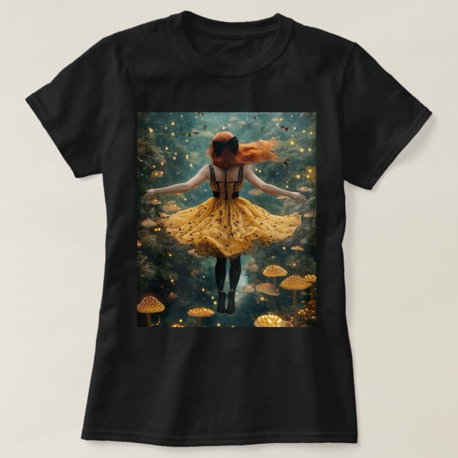 T-shirt Psychedelic Fantasy Magic Art (Design devant)
