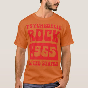 T-shirt Psychedelic Rock 1965 Vintage
