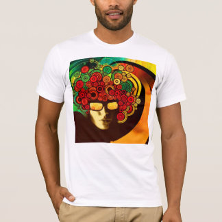 T-shirt psychédélique d'art de bruit