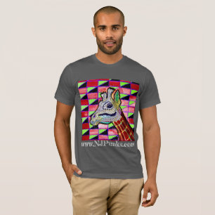 T-shirt psychédélique de girafe par NJPunks