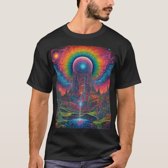 T-Shirt Psychédélique Homme (Devant)