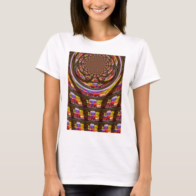 T-shirt Psychédélique Pâques Kaleidoscope Art (Devant)
