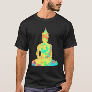 T-shirt Psychédélique Rétro Hippie Bouddha Dharma