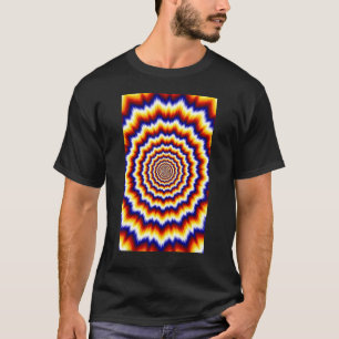 T-shirt Psychédélique Trippy Champagne Acid Trip Psytrance