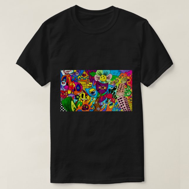 T-shirt Psychedelix - vexx inspired    (Design devant)