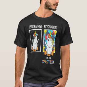 T-shirt Psychiatre Personnes Avec Autisme Puzzle Licorne N
