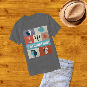 T-shirt Psychiatre Professionnel Iconique Conçu