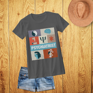 T-shirt Psychiatre Professionnel Iconique Conçu