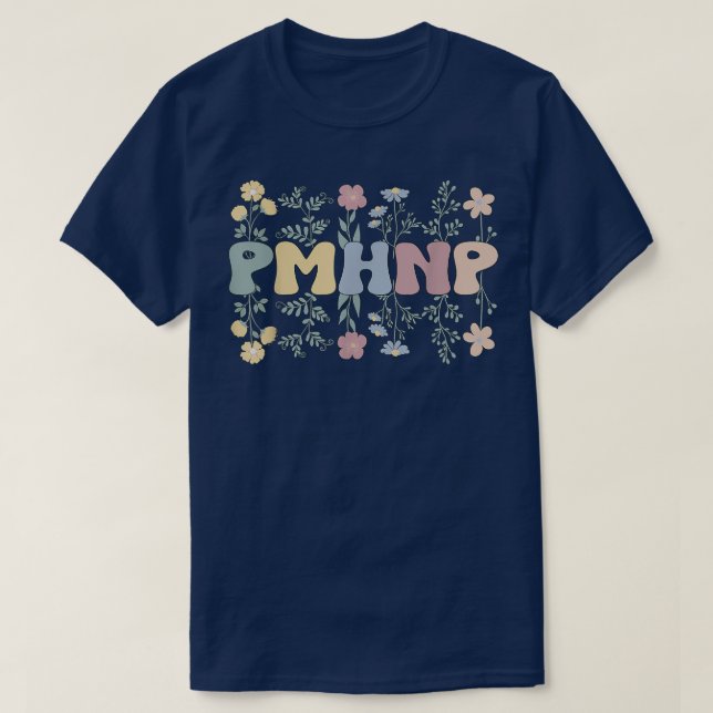T-shirt Psychiatrie super infirmière de santé mentale (Design devant)