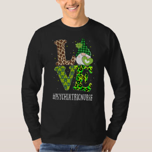 T-shirt Psychiatrique Infirmière Amour Jour de la Saint Pa