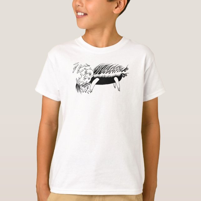 T-shirt psychique de porc (Devant)