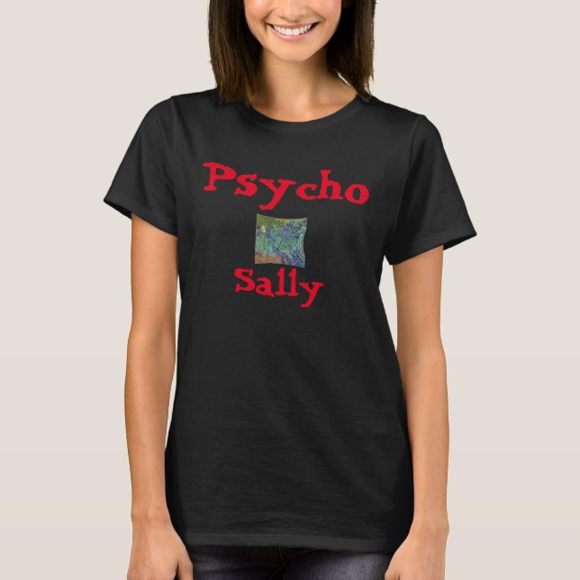 T-shirt Psycho Sally Your Name & Adjective Template 2038 (Devant)