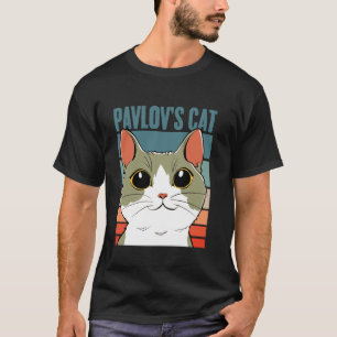 T-shirt Psychologie Chat de Pavlov Chaton Amateur de Chat 