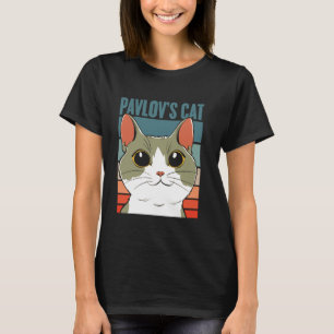 T-shirt Psychologie Chat de Pavlov Chaton Amateur de Chat 