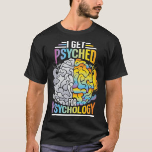 T-shirt Psychologie Étudiant Psychiatre Majeur