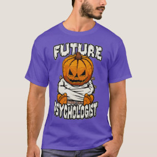 T-shirt Psychologie Psychologique Fou Halloween Pum