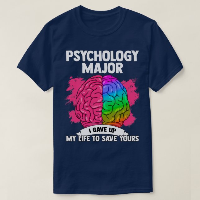 T-shirt Psychologie Psychologue Thérapeute Cadeau Psyche 1 (Design devant)