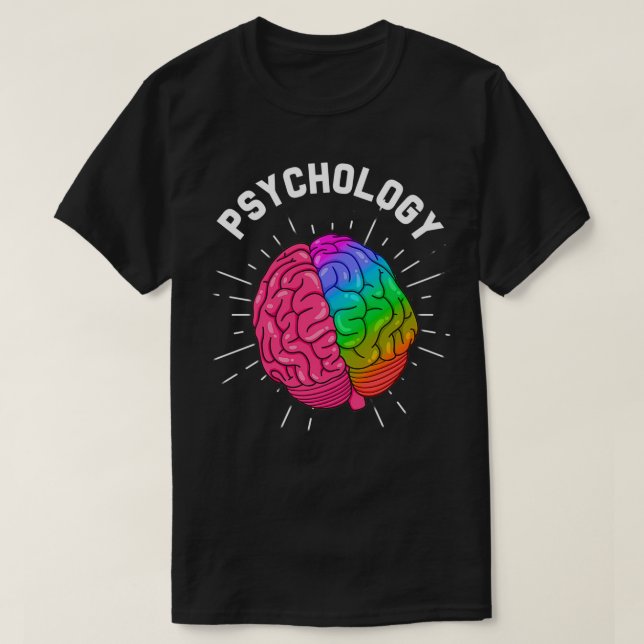 T-shirt Psychologie Psychologue Thérapeutique Cadeau Psych (Design devant)