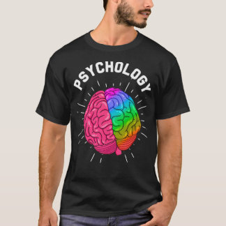 T-shirt Psychologie Psychologue Thérapeutique Cadeau Psych