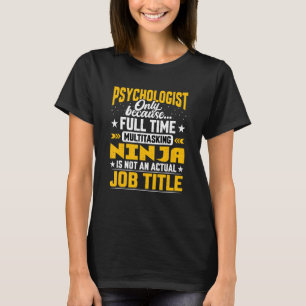 T-shirt Psychologie Psychologue Titre du poste