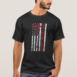 T-shirt Psychologie Us Drapeau Psychologue Santé Mentale P