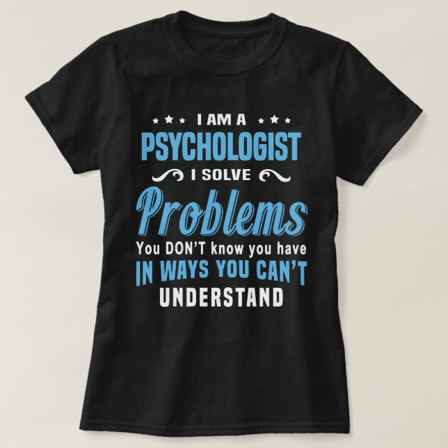 T-shirt Psychologue (Design devant)