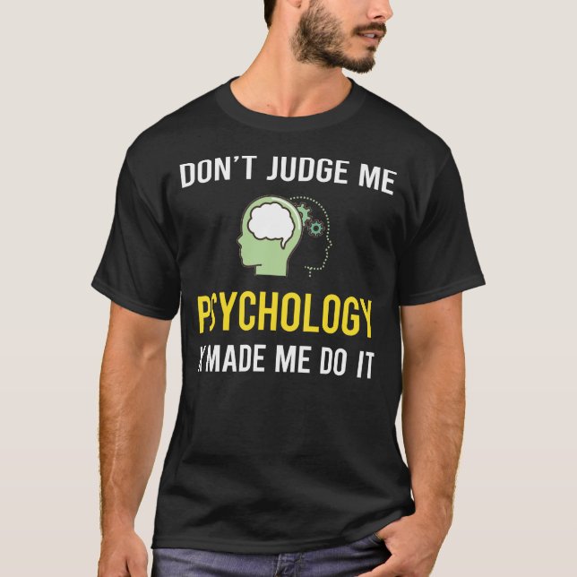 T-shirt Psychologue de juge de ne (Devant)
