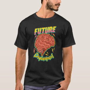 T-shirt Psychologue de l'avenir Psychothérapie cognitive M