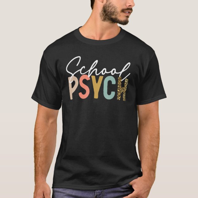 T-shirt Psychologue de l'école Psychologue enseignant de p (Devant)