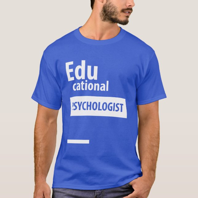 T-shirt Psychologue de l'éducation - Offre d'emploi de l'é (Devant)
