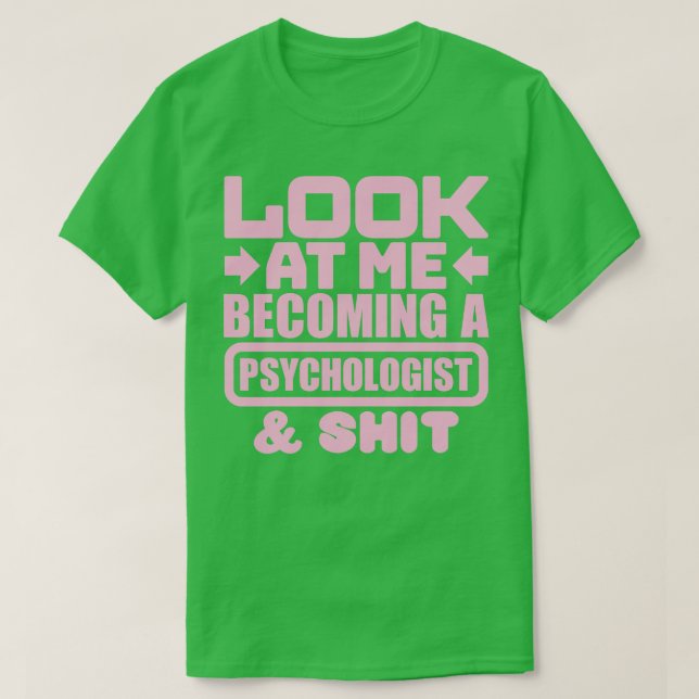 T-shirt Psychologue Diplôme 2 (Design devant)