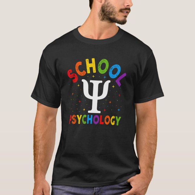 T-shirt Psychologue École Psi Thérapeute (Devant)