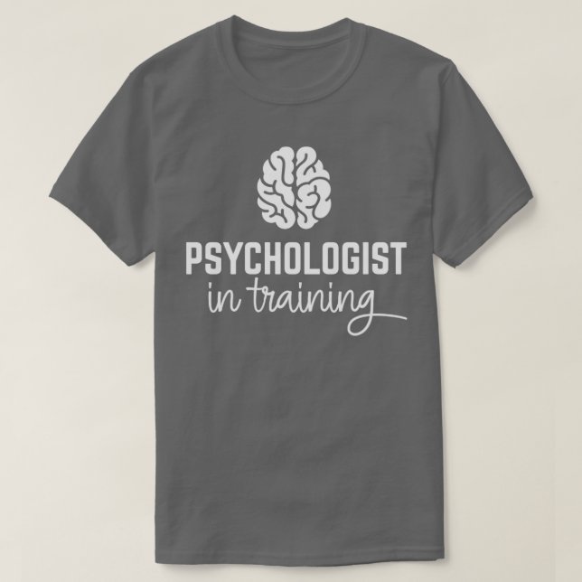 T-shirt Psychologue en formation (Design devant)