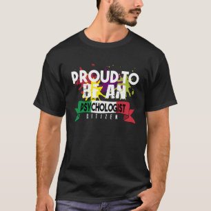 T-shirt Psychologue fier citoyen Profession carrière trava