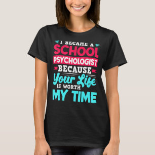 T-shirt Psychologue scolaire Appréciation de l'enseignant 