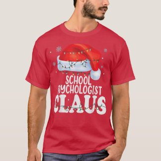 T-shirt Psychologue scolaire Claus Noël Funny Matching