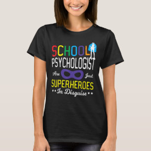 T-shirt Psychologue scolaire Superheros - Psychologue scol