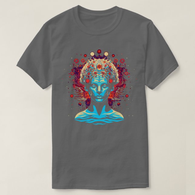 T-shirt Psychonaut Voyage mental (Design devant)