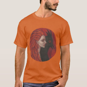T-shirt Psychopomp Redhead Femme Imaginaire d'oiseaux Surr
