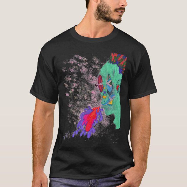 T-shirt psychovomit (Devant)