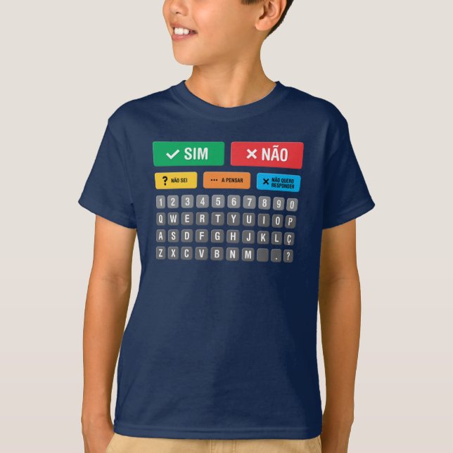 T-shirt PT-PT Autisme AAC PECS Point Communication 05 (Devant)
