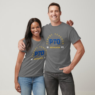 T-shirt PTO Parent Teacher Organisation École Personnalisé