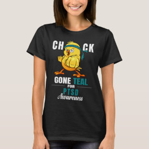 T-shirt ptsd chick drôle guerrier